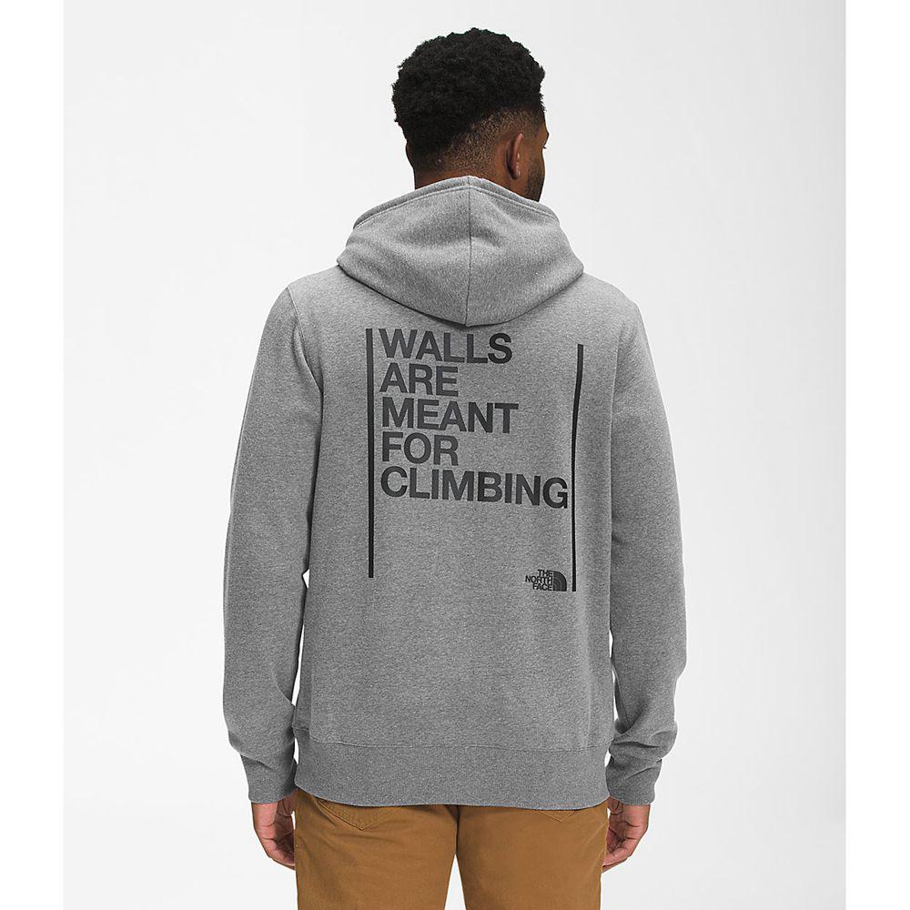 The North Face Walls Pullover Ανδρικα Φούτερ Hoodie - Γκρι (PTXB52683)